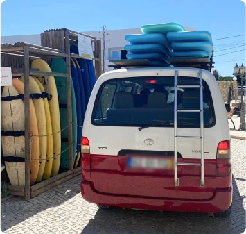 Bus Shuttle for surf classes