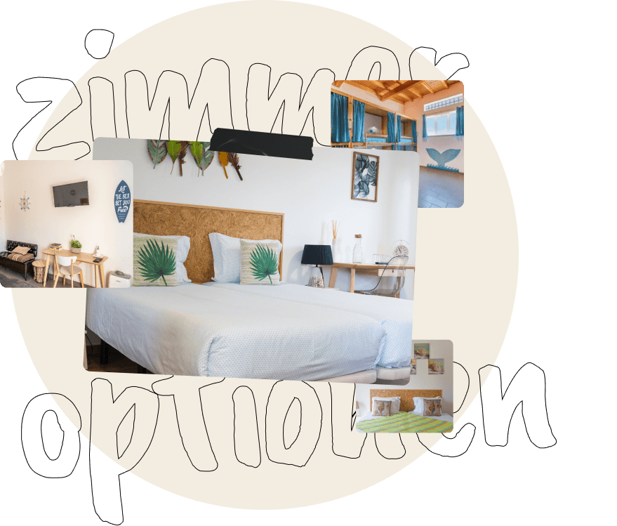 Hostel bedrooms and dorms
